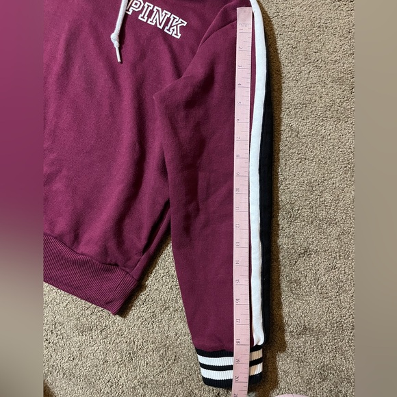 Victoria’s Secret PINK cropped hoodie with lace up detail - Picture 5 of 6